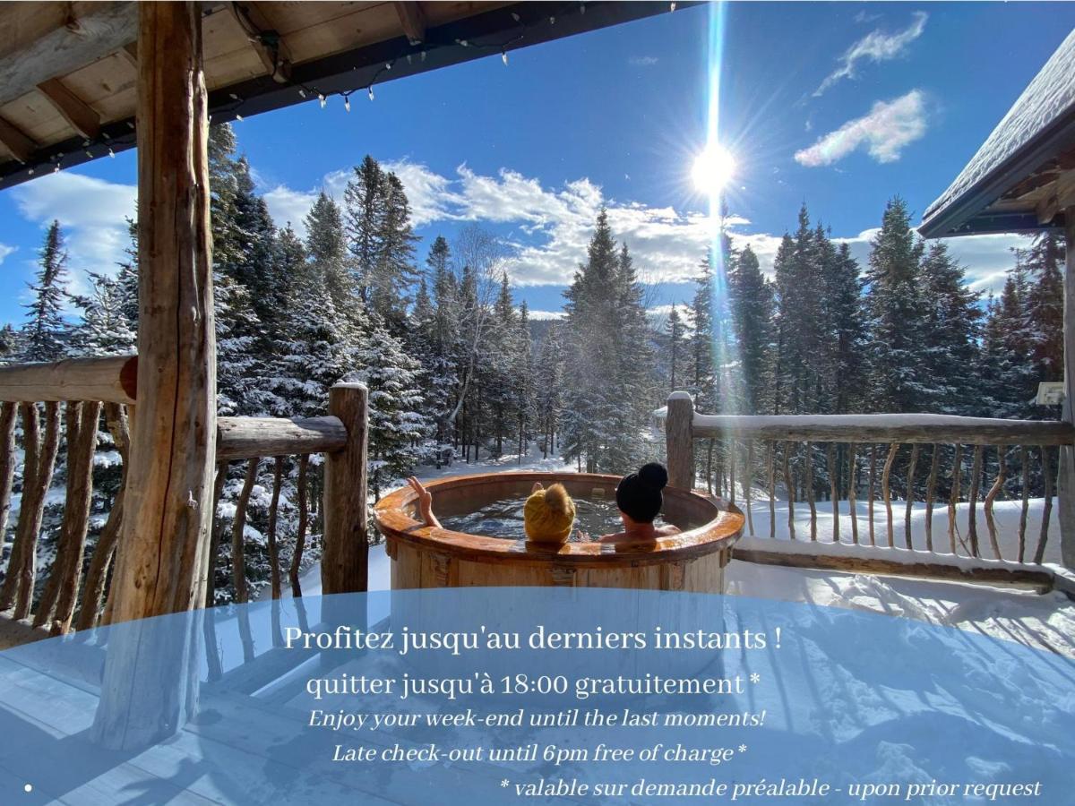 HUSKY - Chalets de Moh - Jacuzzi La Malbaie Extérieur photo